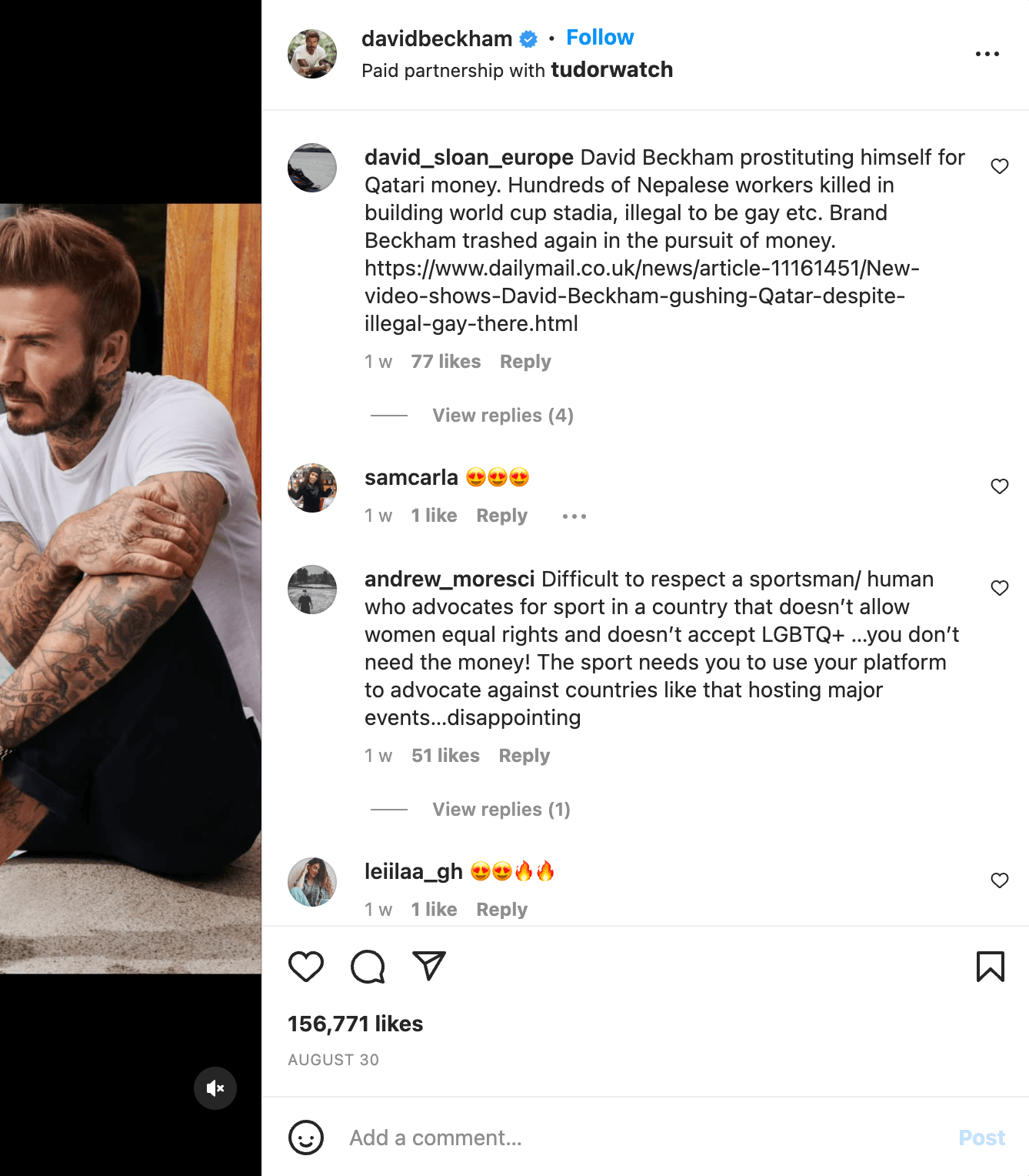 David Beckham: Controversy endorsement