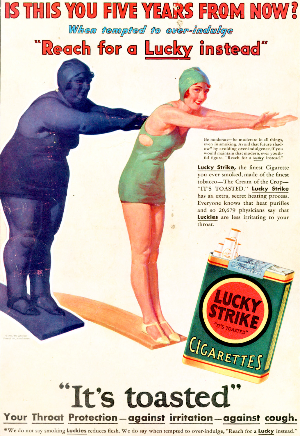 Lucky strike advertisement